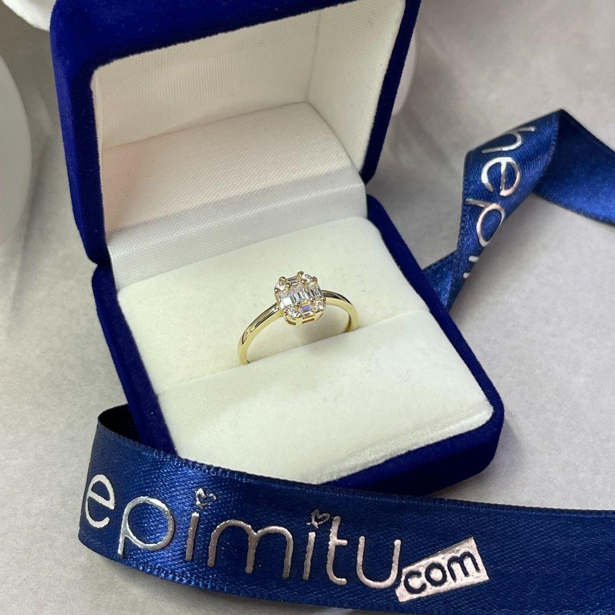 Baget Taşlı Altın Fantazi Yüzük YZA 111 01 05 00