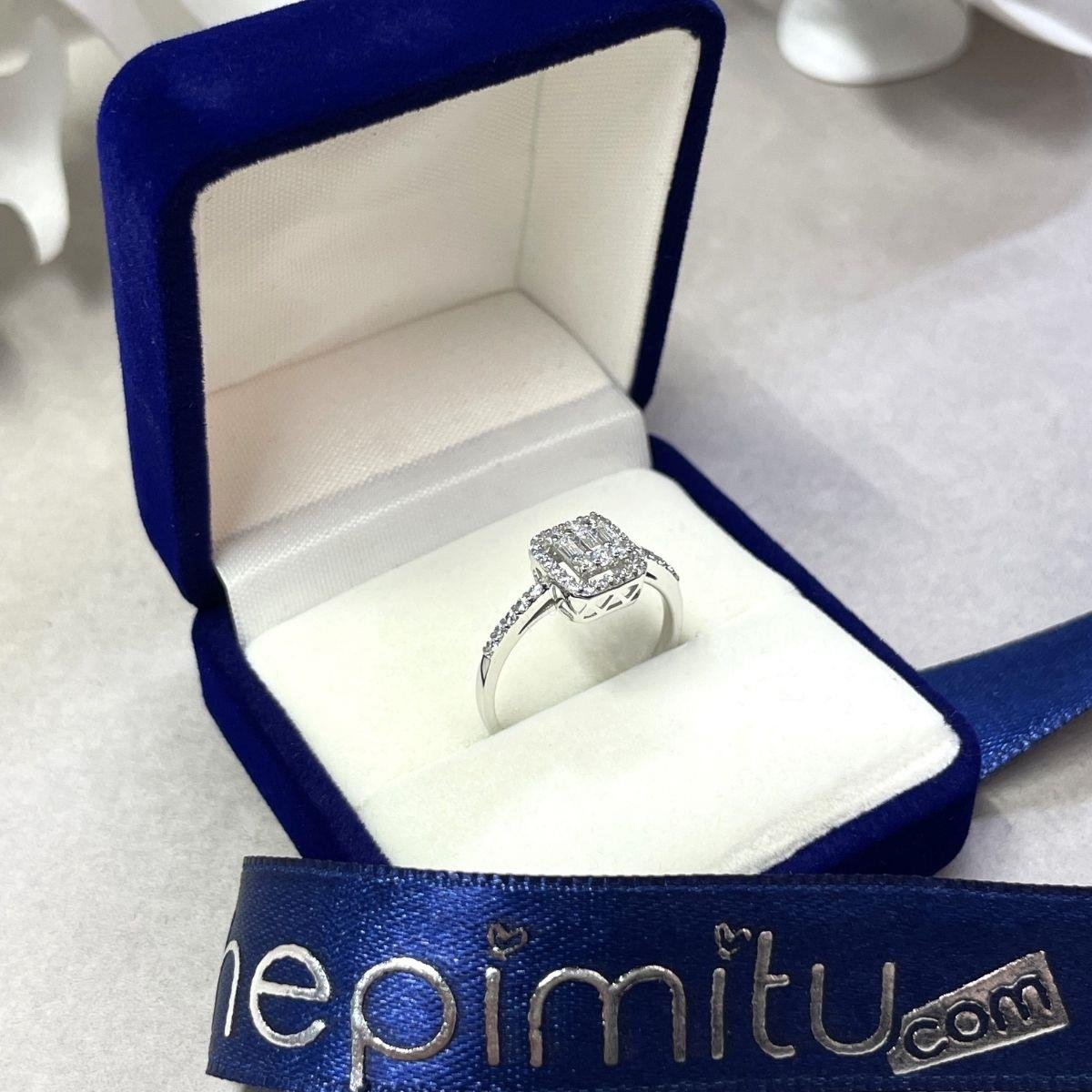 Baget Taşlı Altın Yüzük YZA 121 02 05 00