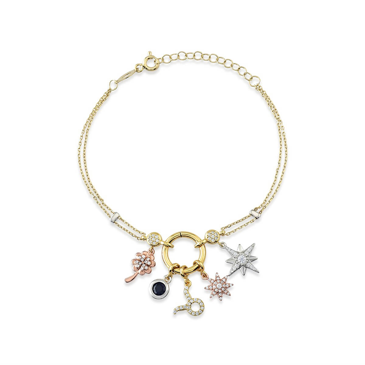 Boğa Burcu Gümüş Yıldız Haritası Seti