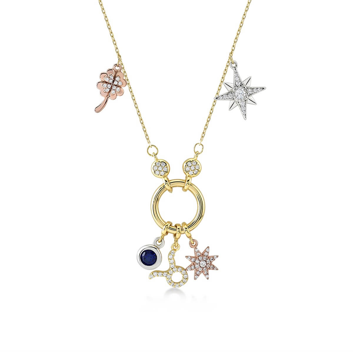 Boğa Burcu Gümüş Yıldız Haritası Seti