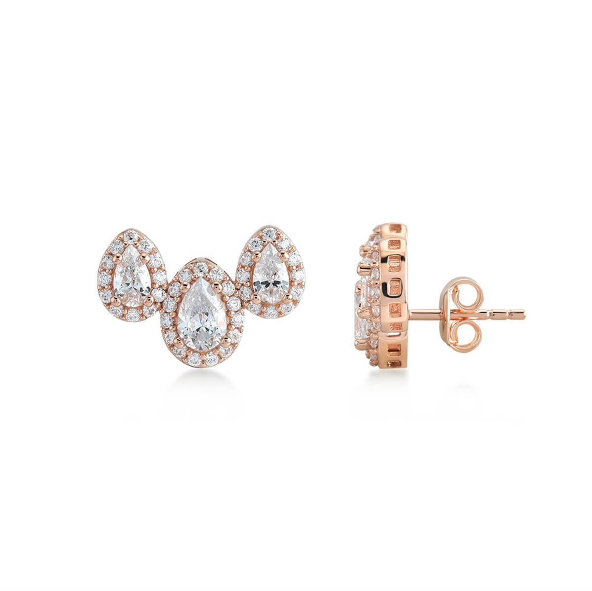 Damla Taşlı Gümüş Fantezi Set
