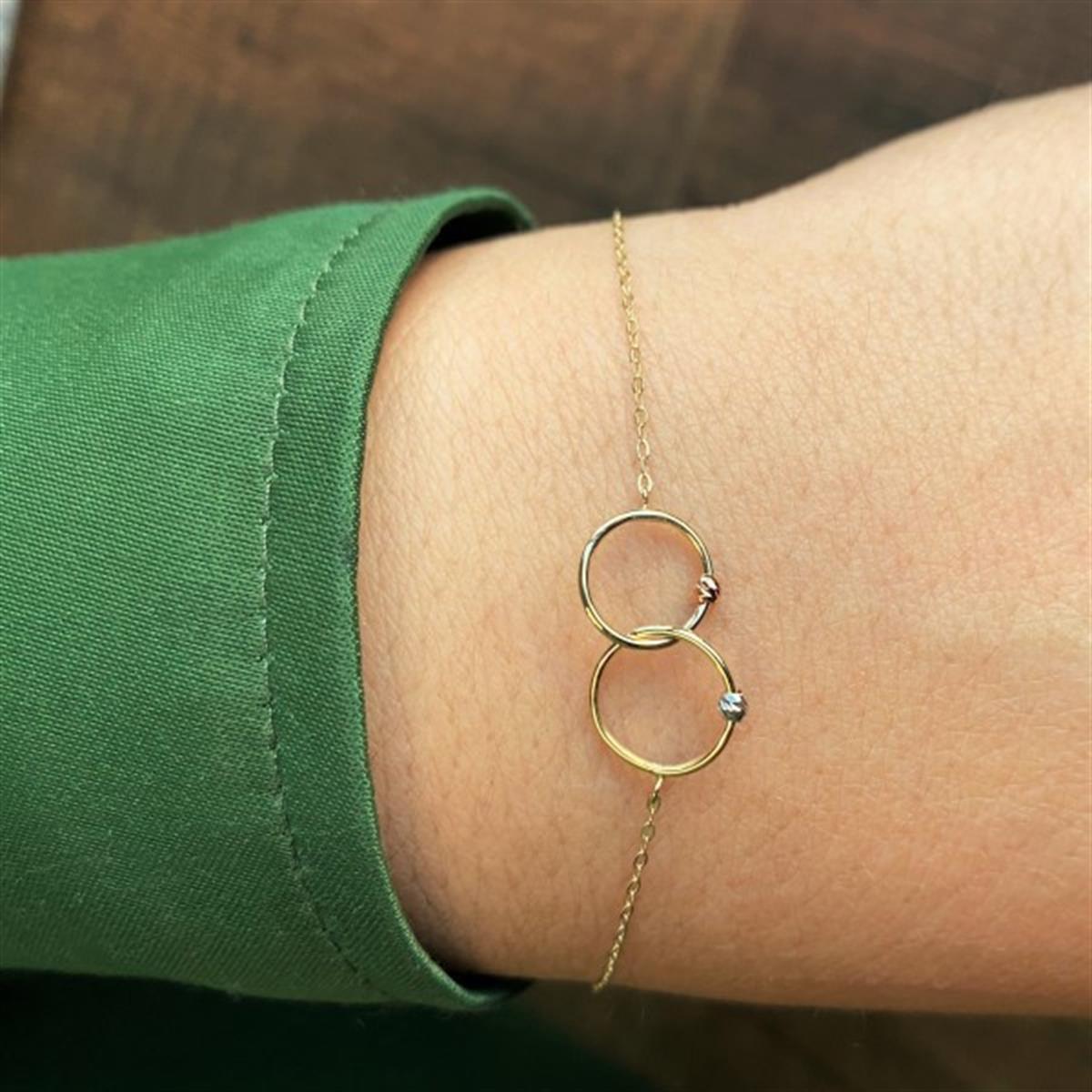 Dorika Toplu Altın Bileklik 