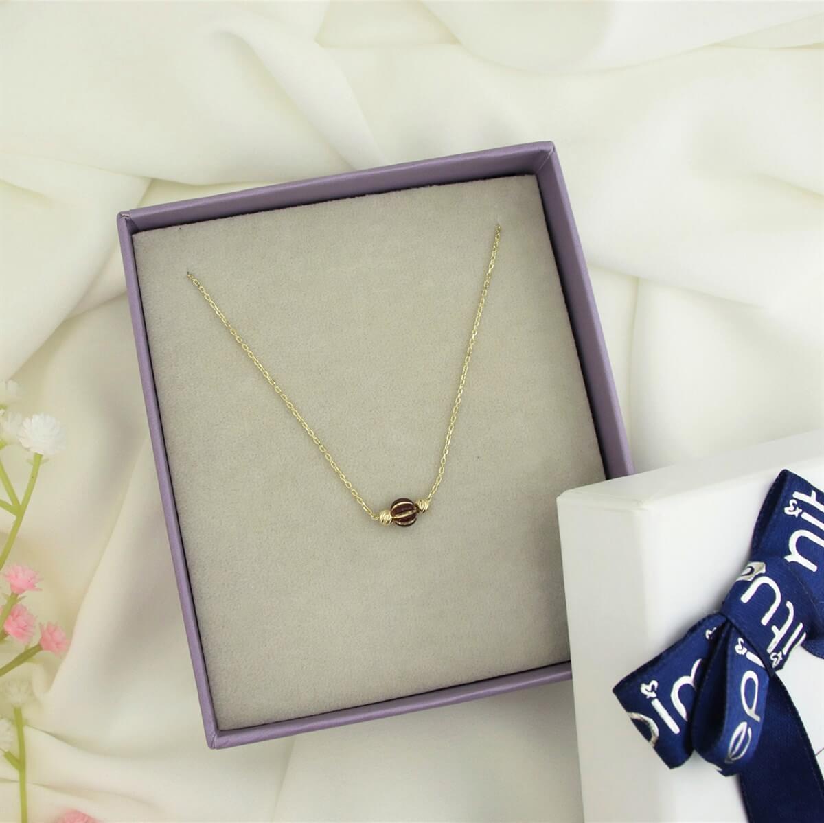 Dorika Toplu Renkli Taşlı Altın Kolye
 KLA 212 01 08 00