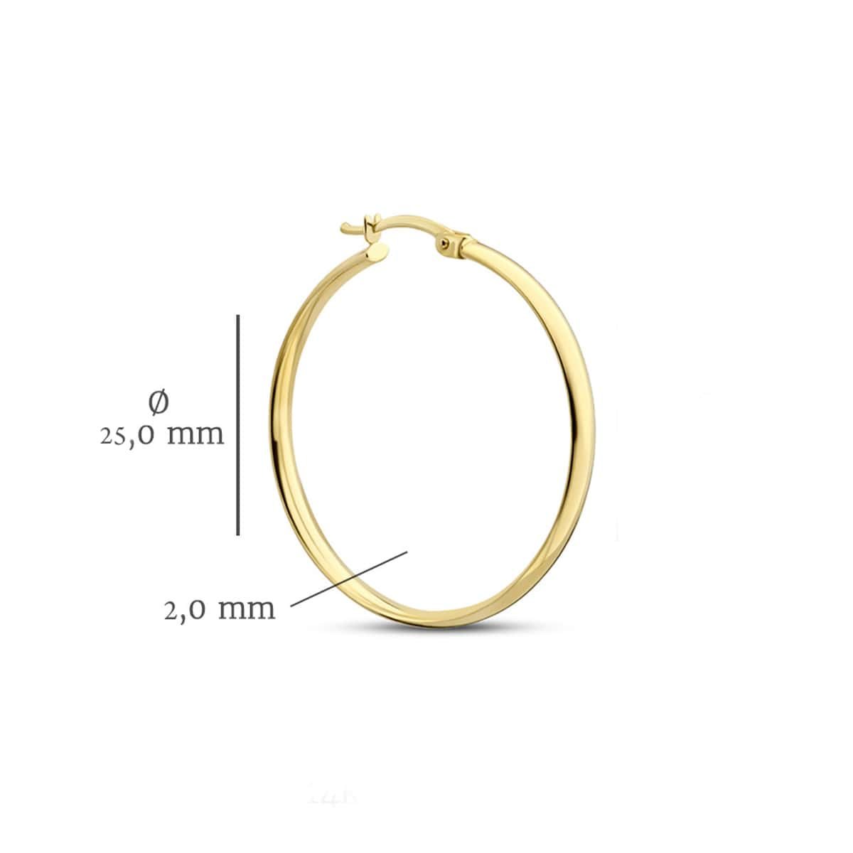 Halka Altın Küpe KPA 151 01 00 00