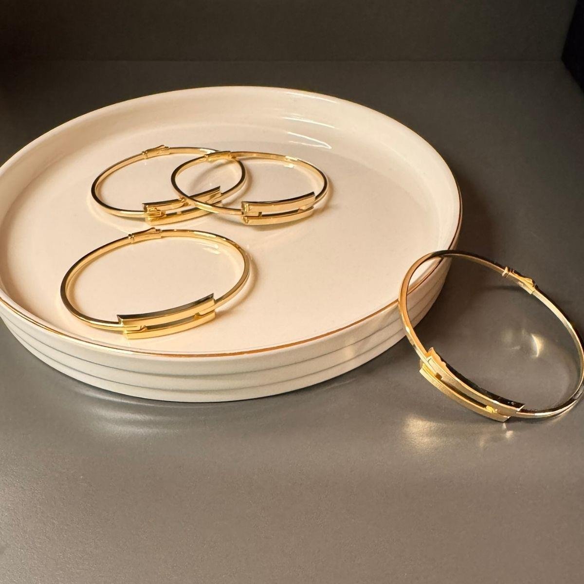 İki Sıra Altın Kaburga Bilezik