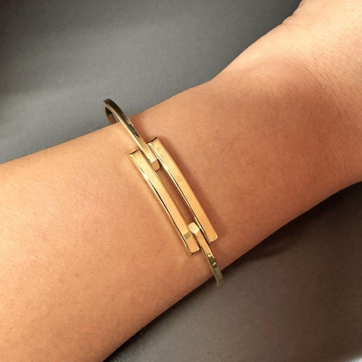 İki Sıra Altın Kaburga Bilezik