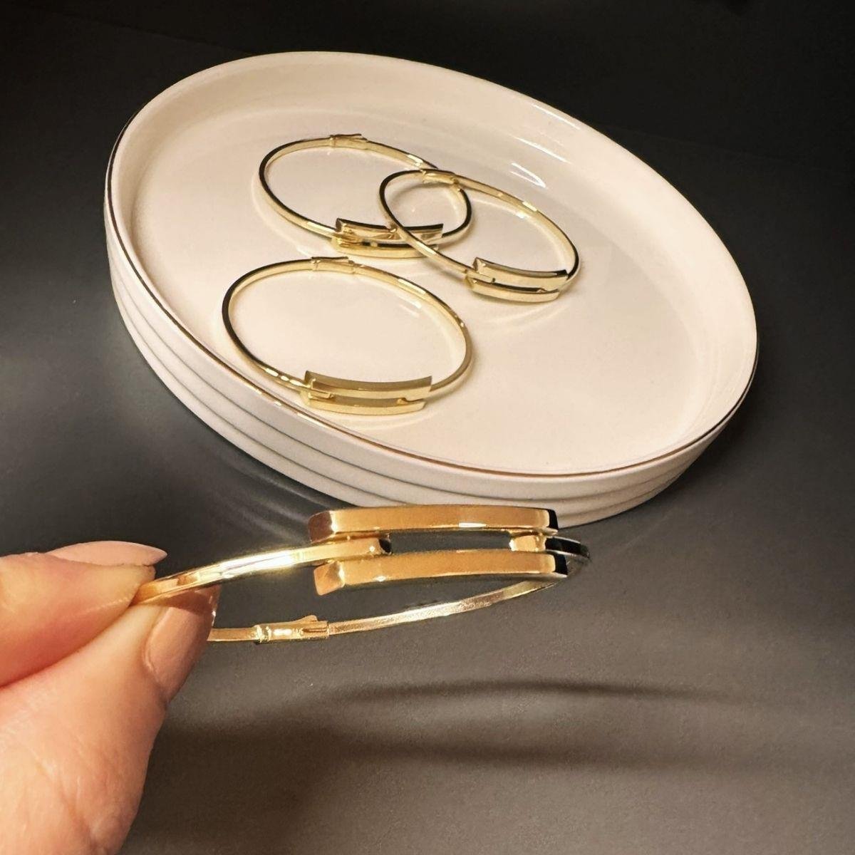 İki Sıra Altın Kaburga Bilezik