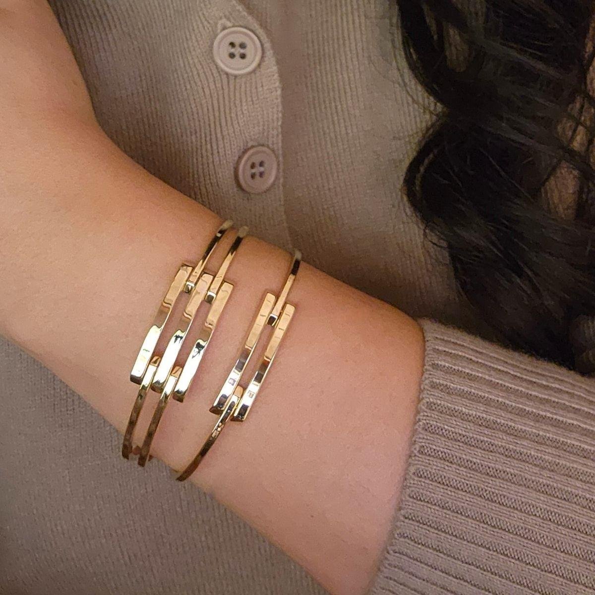 İki Sıra Altın Kaburga Bilezik