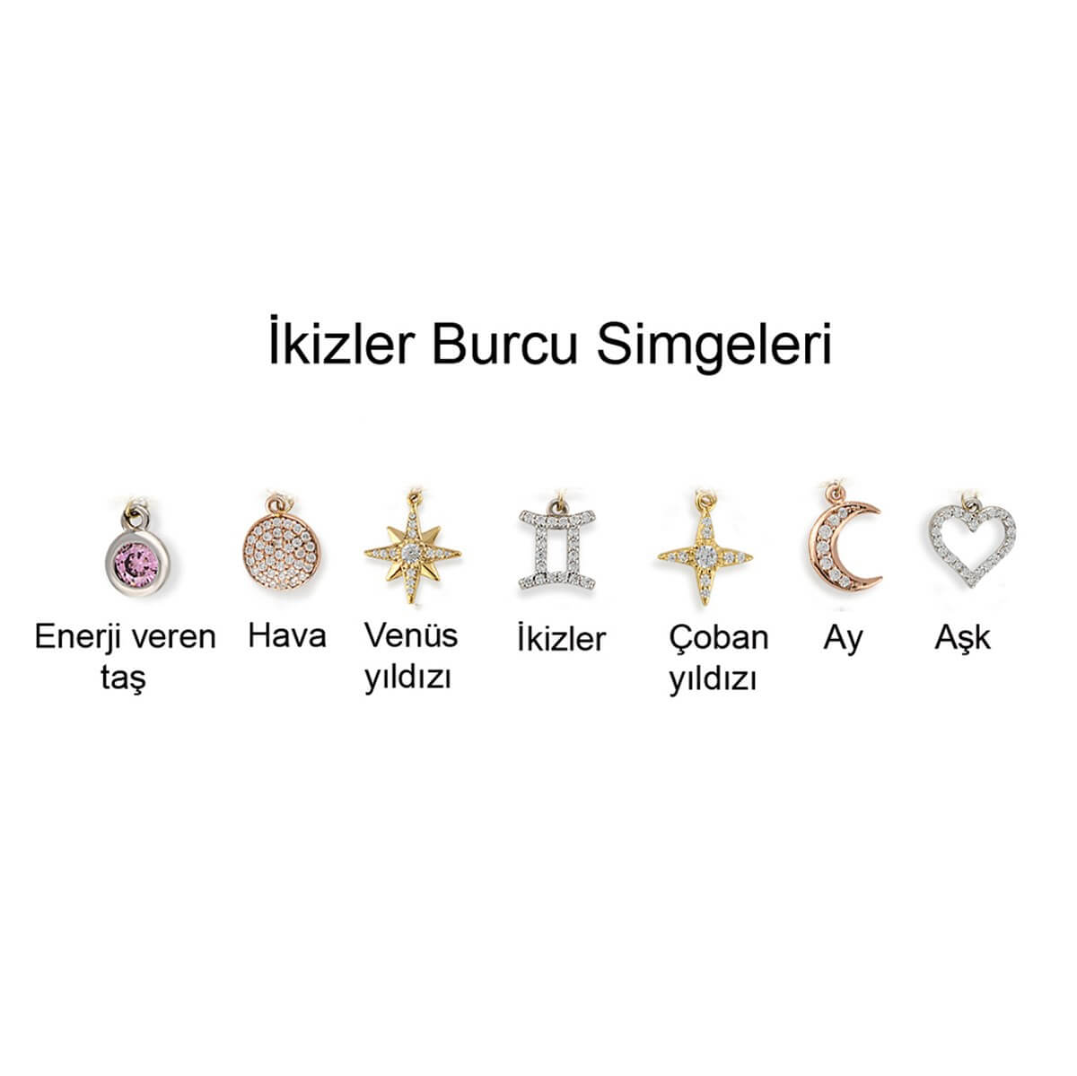 İkizler Burcu Gümüş Bileklik