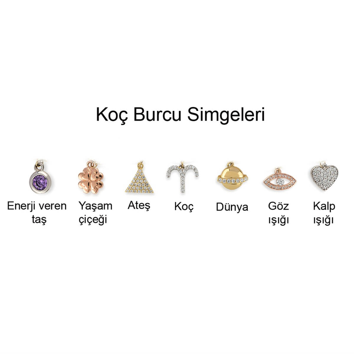 Koç Burcu Gümüş Bileklik