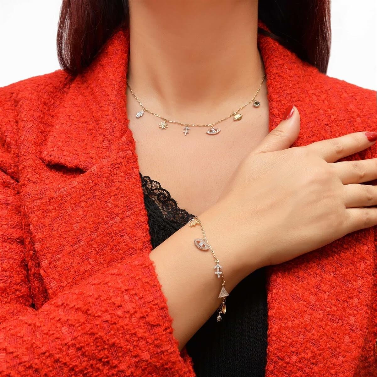 Oğlak Burcu Gümüş Kolye