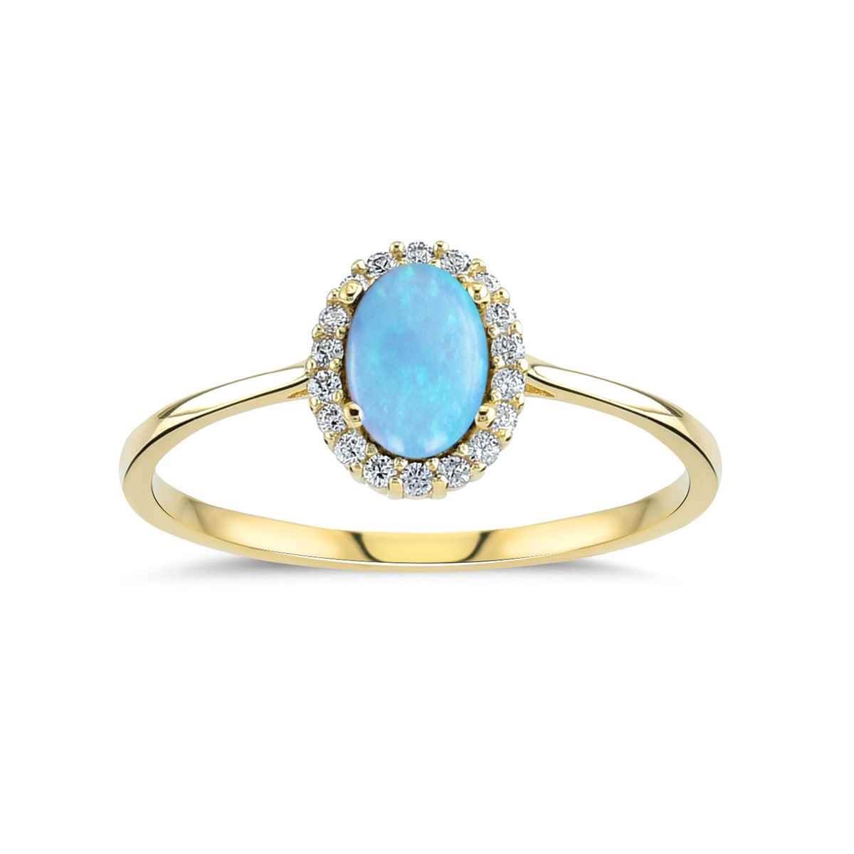 Opal Taşlı Altın Yüzük YZMA 112 01 03 00