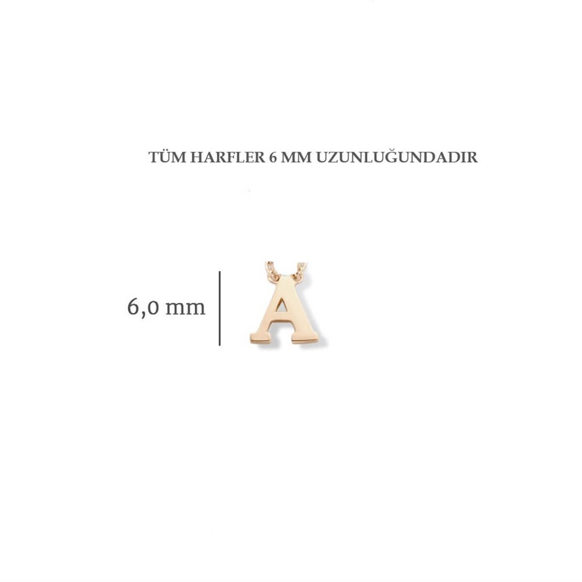 P Harfli Altın Bileklik