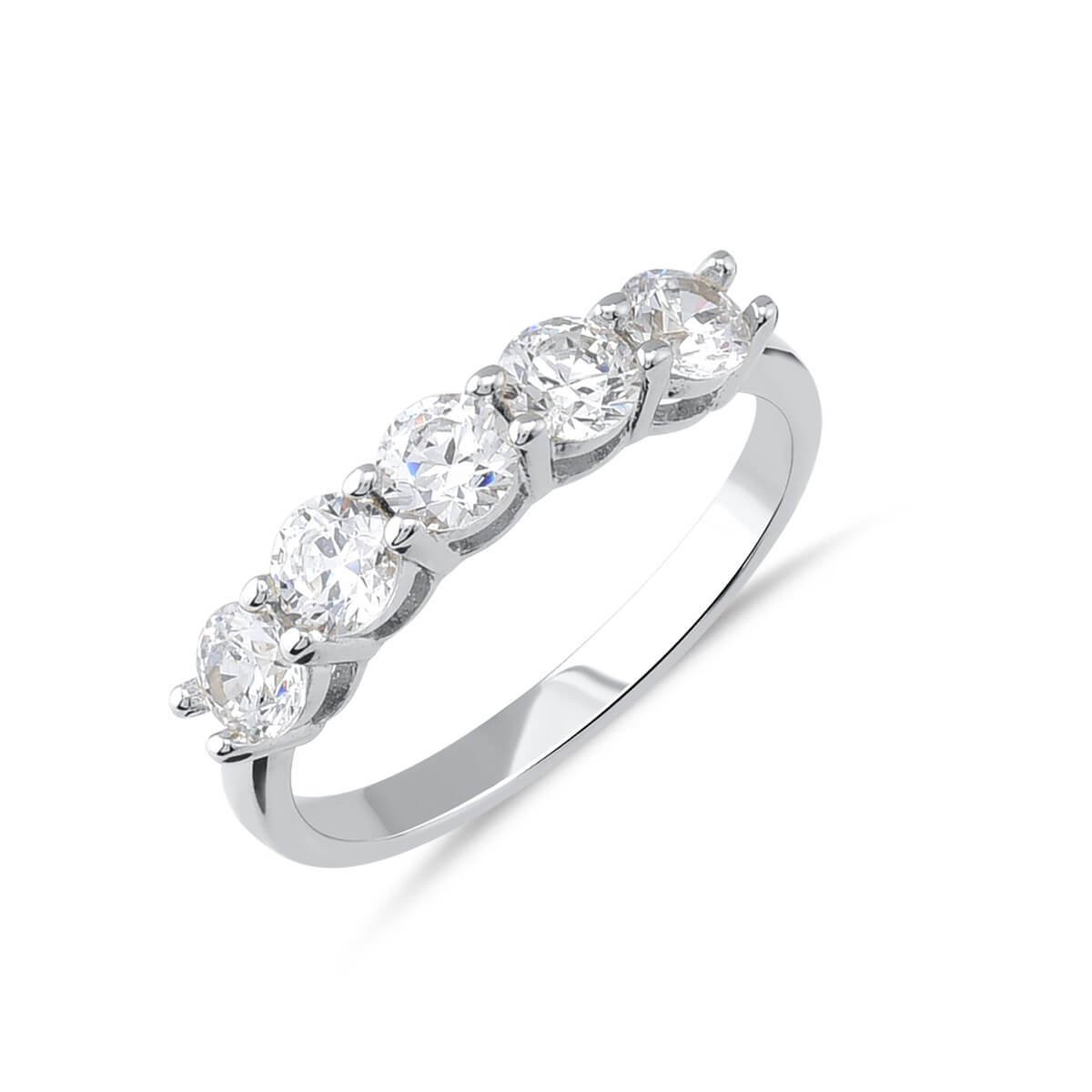 Preciosa Zirkon Taşlı Beştaş Altın Yüzük YZA 120 02 05 00