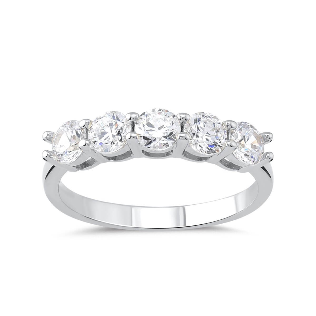 Preciosa Zirkon Taşlı Beştaş Altın Yüzük YZA 120 02 05 00