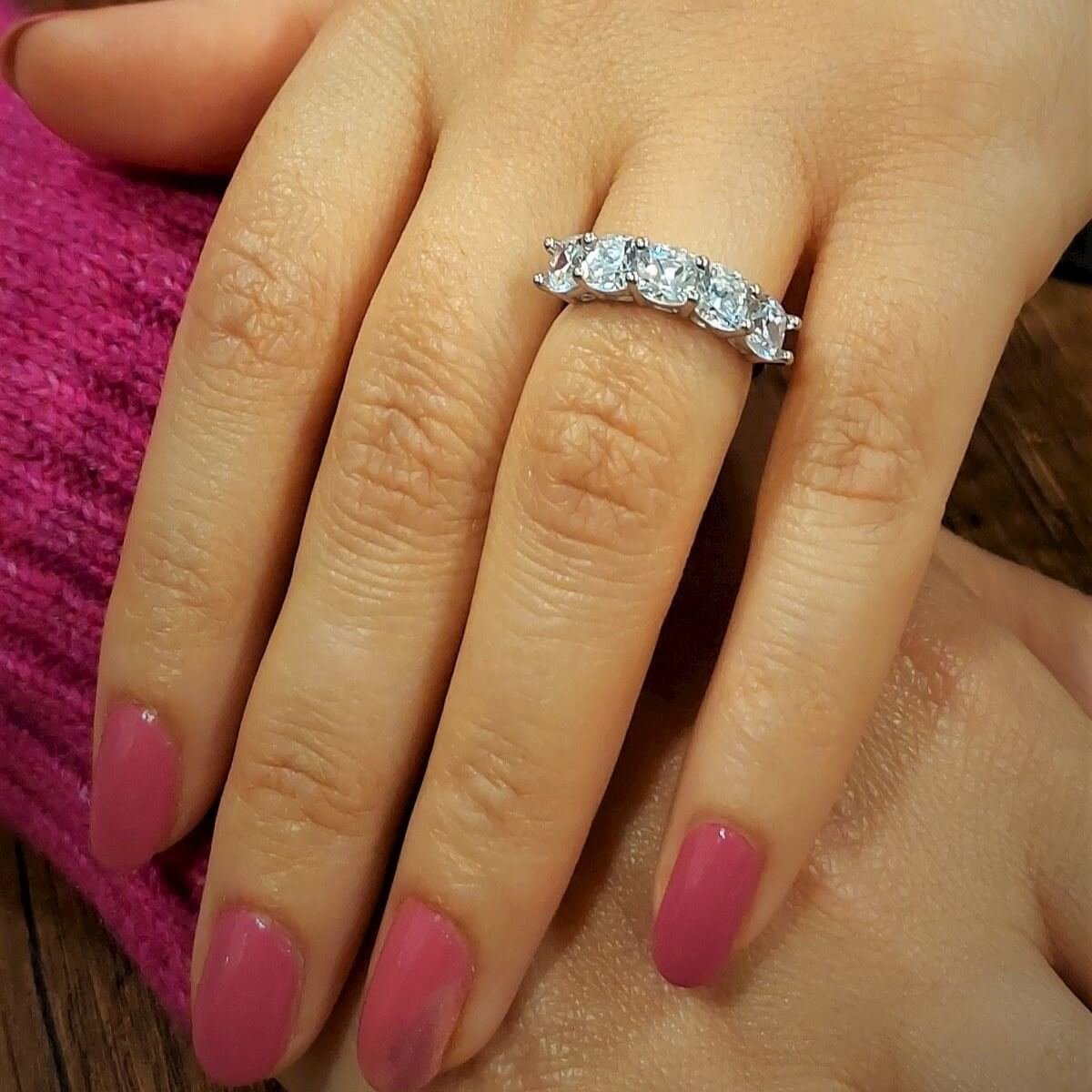 Preciosa Zirkon Taşlı Beştaş Altın Yüzük YZA 120 02 05 00