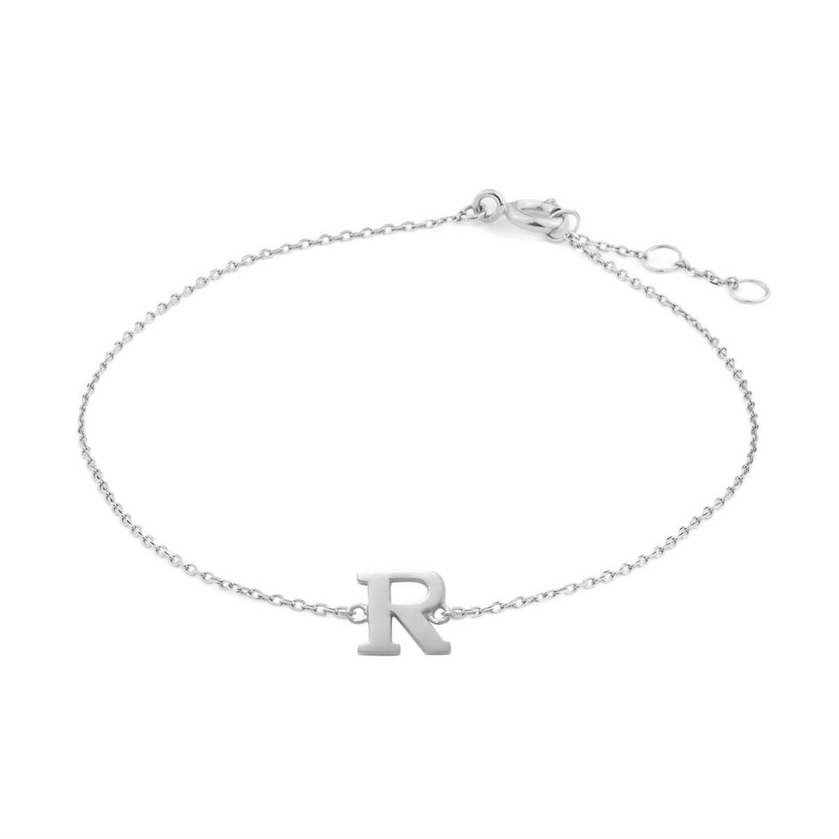 R Harfli Altın Bileklik