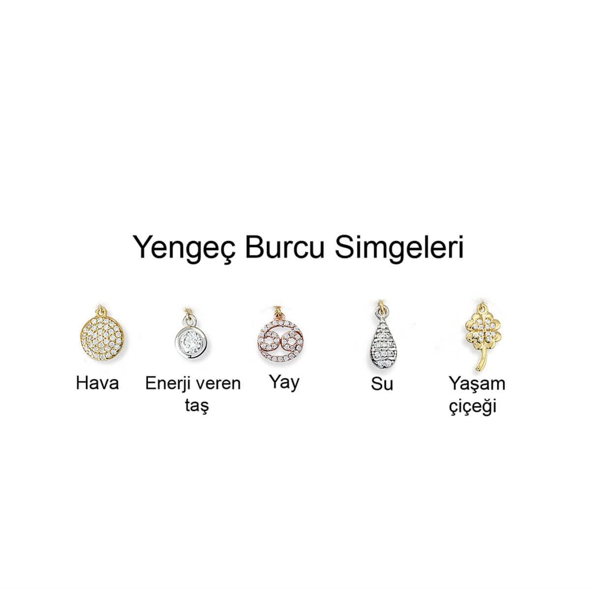 Yengeç Burcu Gümüş Yıldız Haritası Seti