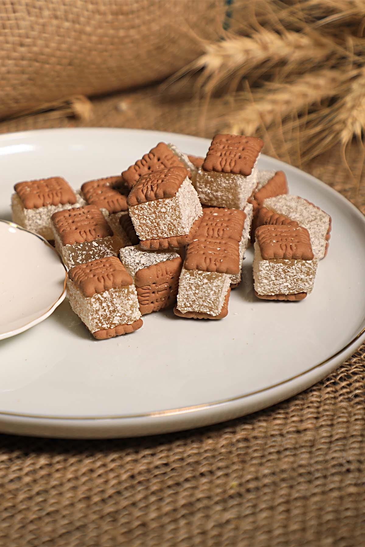 Kakaolu Mini Bisküvili Lokum