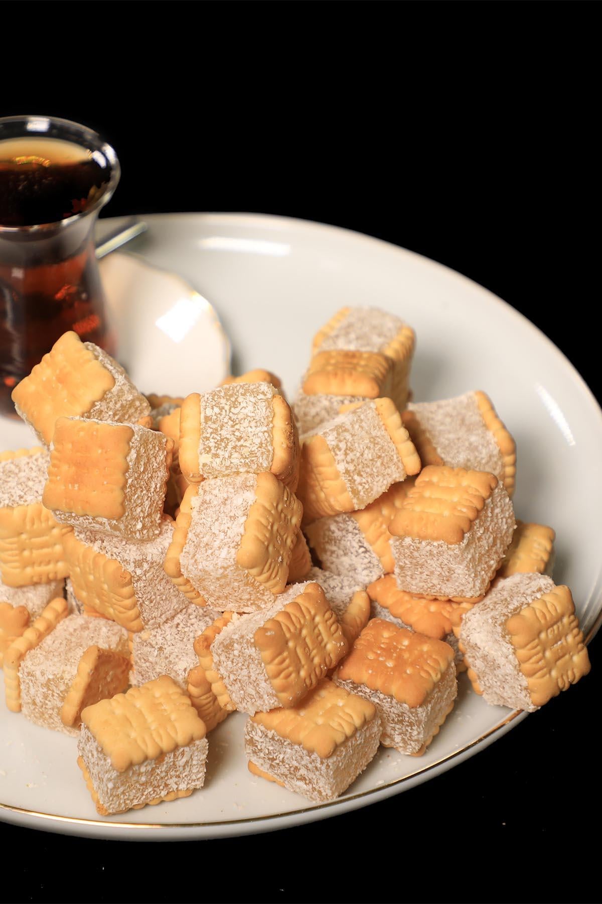 Mini Bisküvili Lokum