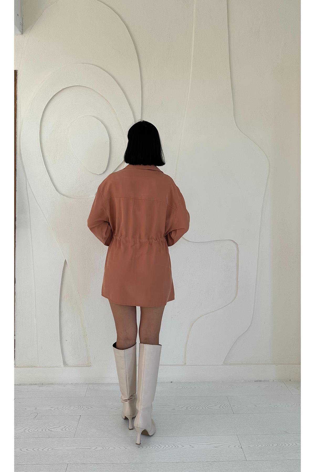 Çıtçıtlı Tünelli Gömlek