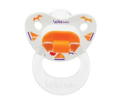 Wee Baby 833 Silikon Desenli Damaklı Emzik. No:1