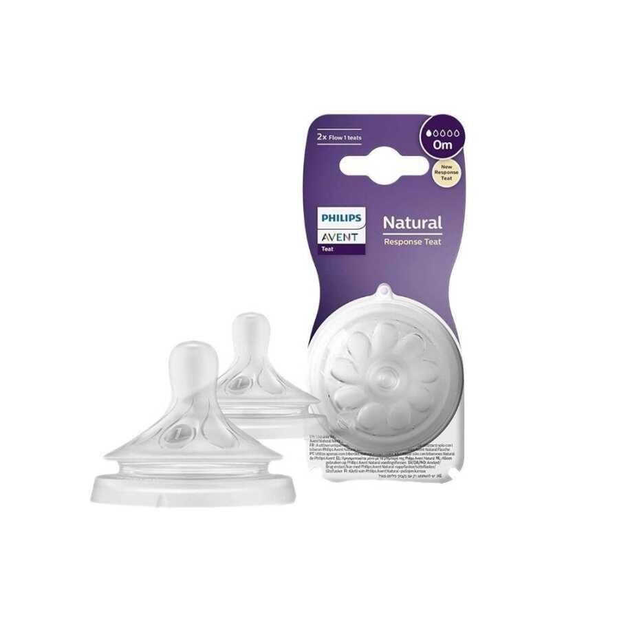 AVENT SCY961/02 BİBERON EMZİĞİ NAT. TEK DELİK 0M+