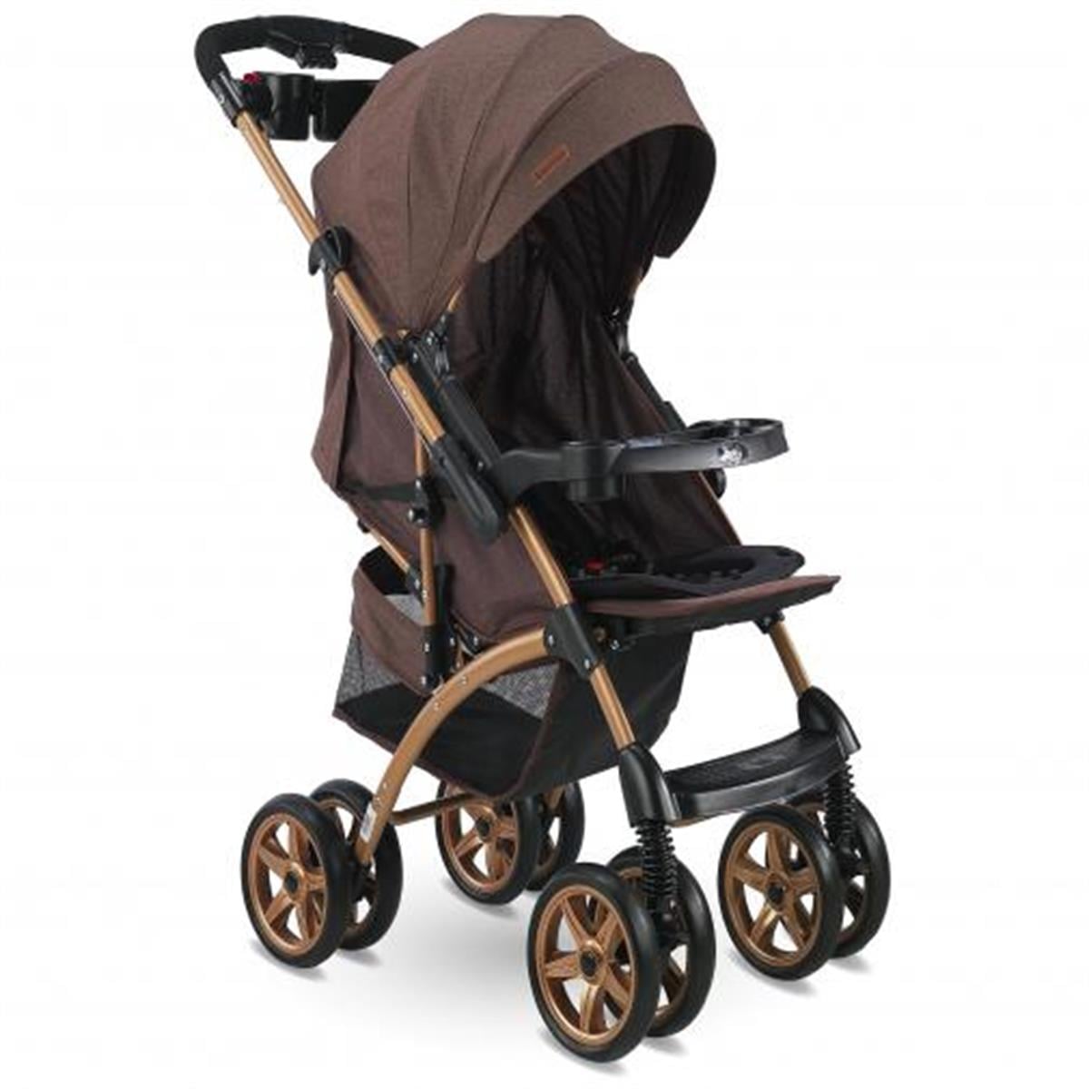 BABY HOPE BH 609 POLO PUSET ÇİFT YÖN KAHVE