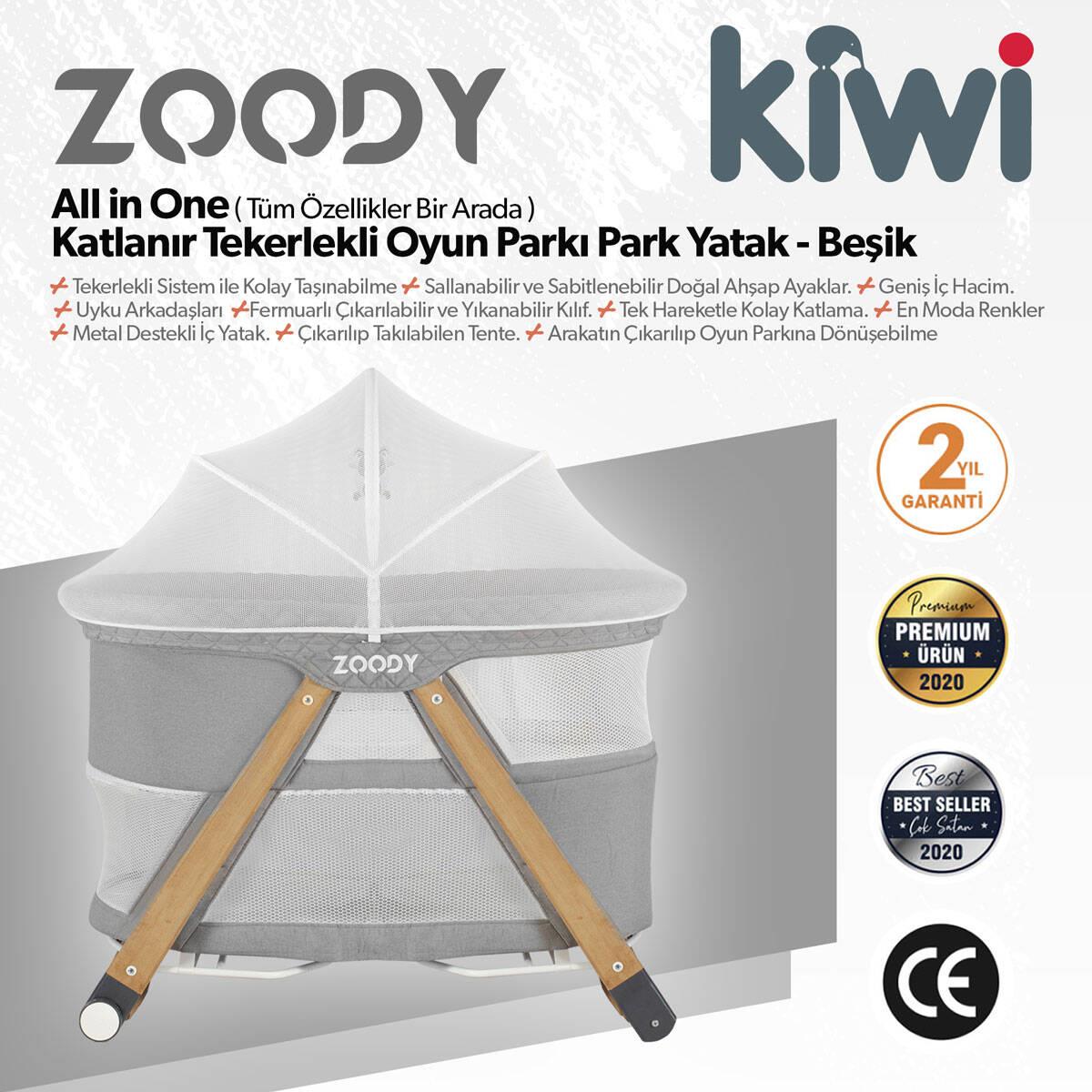 KİWİ OYUN PARKI AHŞAP ZOODY VİZON 