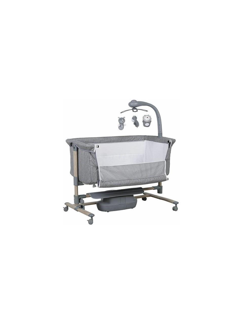 PREGO 4091 BEŞİK ANNE YANI ELEKTRİKLİ CARMELA GRİ 
