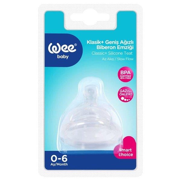 WEE 828 BİBERON EMZİĞİ GENİŞ AĞIZLI NO:1