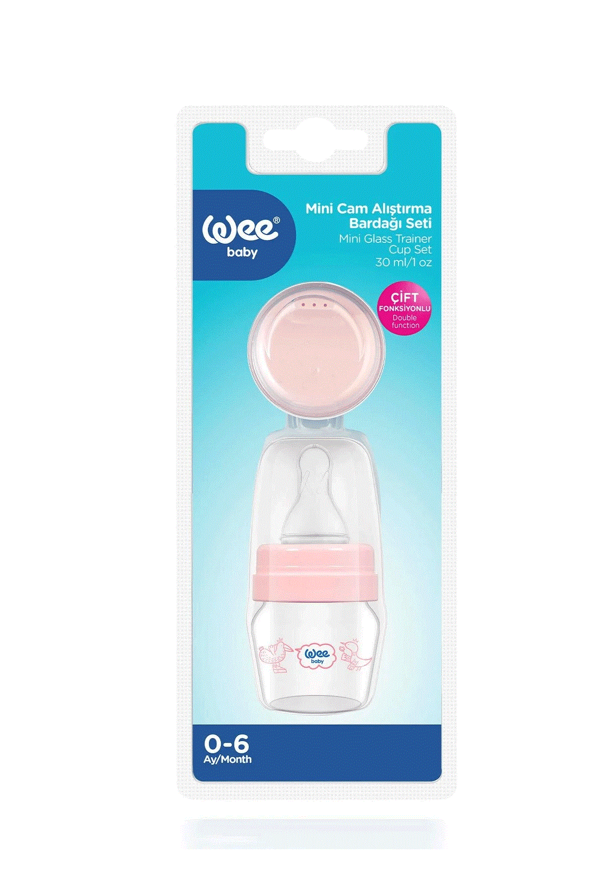 Wee Baby 792 Mini Cam Alıştırma Bardağı Seti 30 ml 