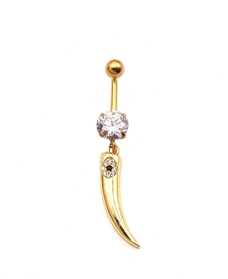 ​​Welch Çelik Göbek Fil Dişi Piercing