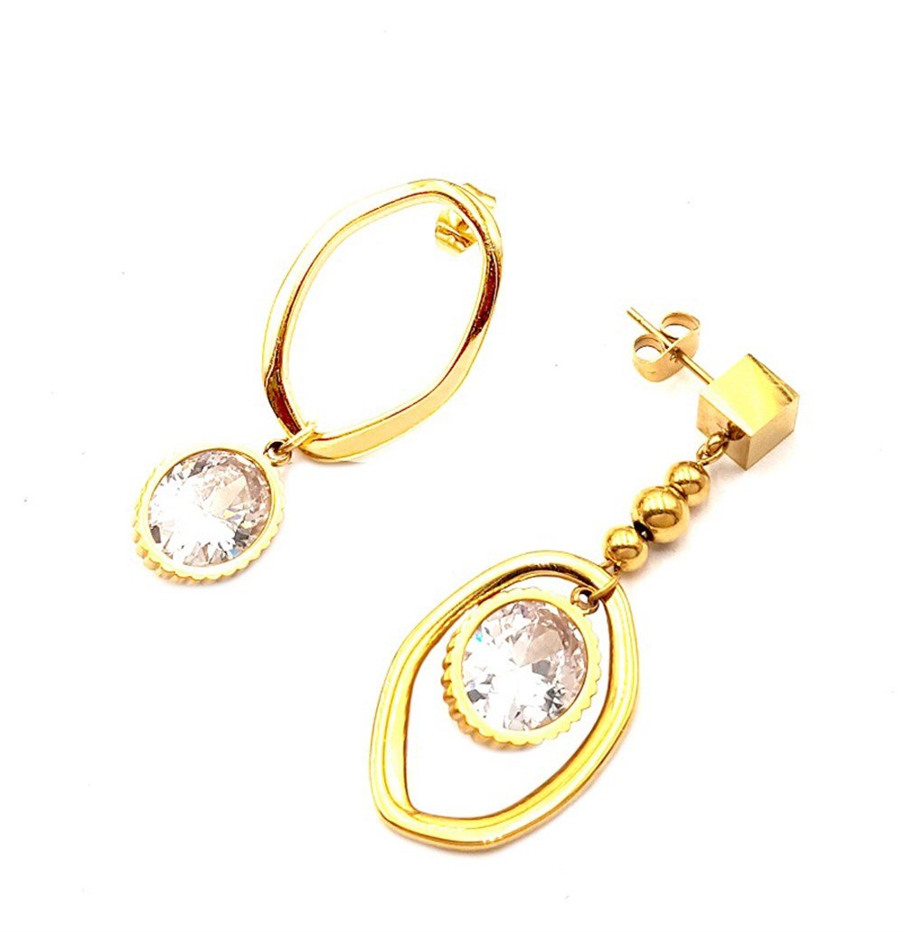 ​​​​​​​Welch Halka Gold Çelik Küpe