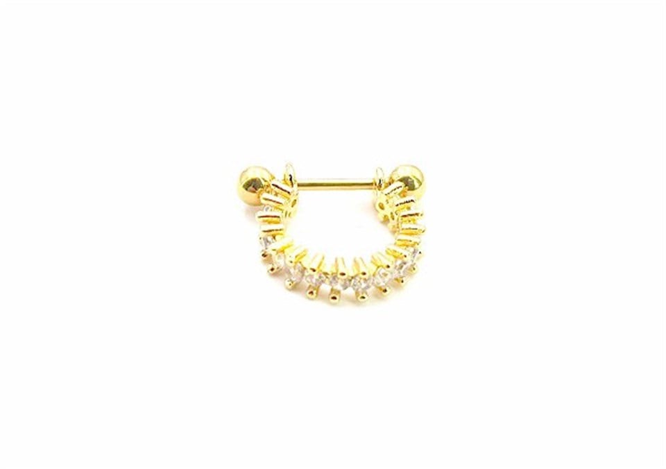 ​​​​​​​​Welch Çelik Taşlı Burun Hızma Piercing