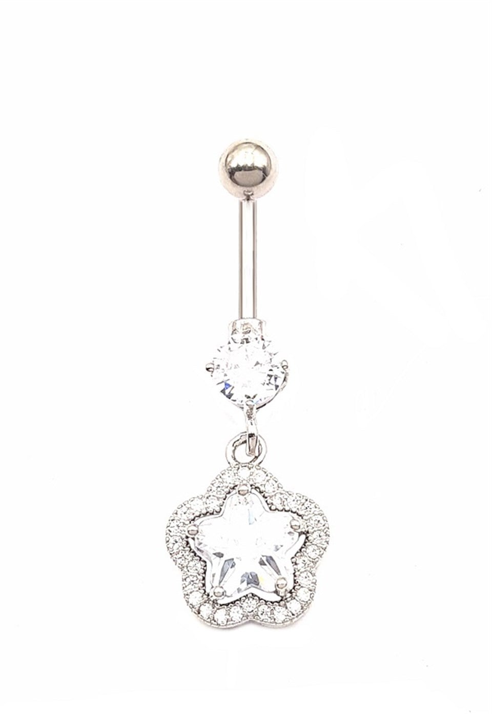 ​​Welch Çelik Taşlı Göbek Piercing