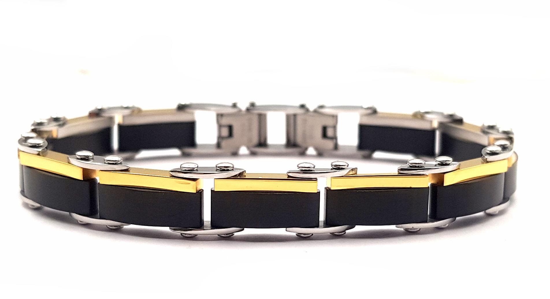 ​​​​​Welch Çift Taraflı Erkek Çelik Bileklik