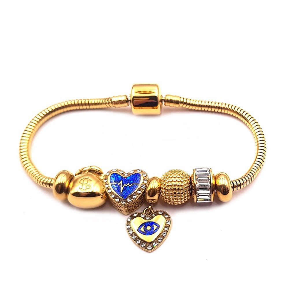 ​Welch Gold Çelik Charm Bileklik