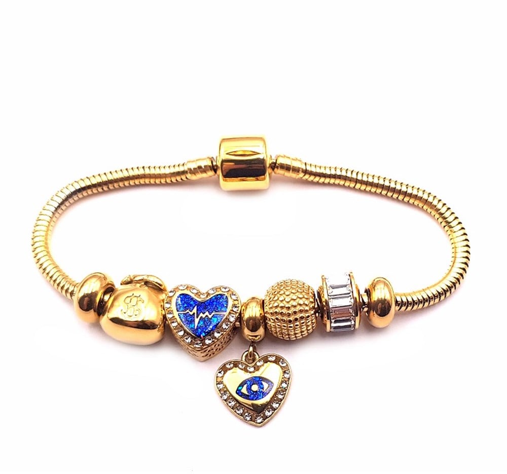 ​Welch Gold Çelik Charm Bileklik