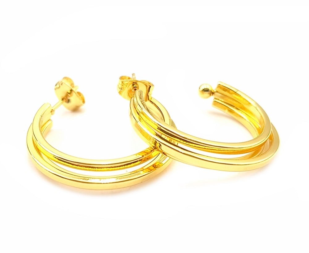 ​​​​​​​Welch Gold Çelik Halka Küpe