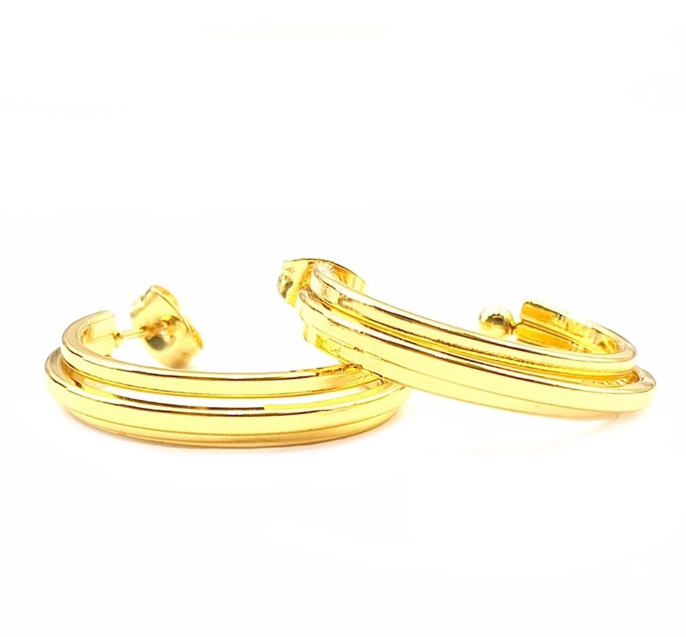​​​​​​​Welch Gold Çelik Halka Küpe