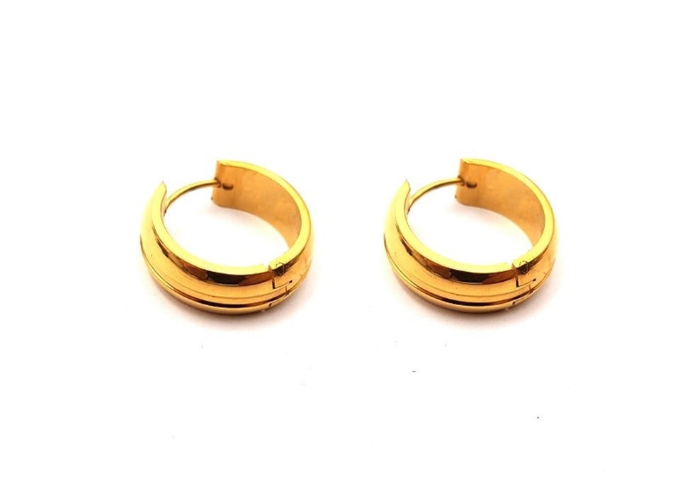 ​​​​​​​Welch Gold Çelik Halka Küpe