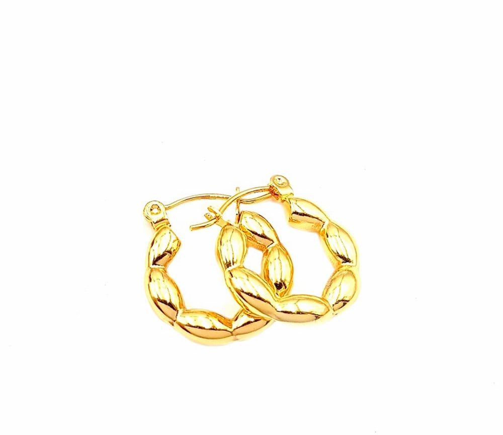 ​​​​​​​Welch Gold Çelik Halka Minimal Küpe