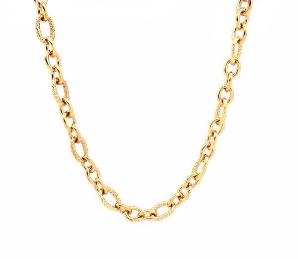 ​Welch Gold Steel Chain Necklace