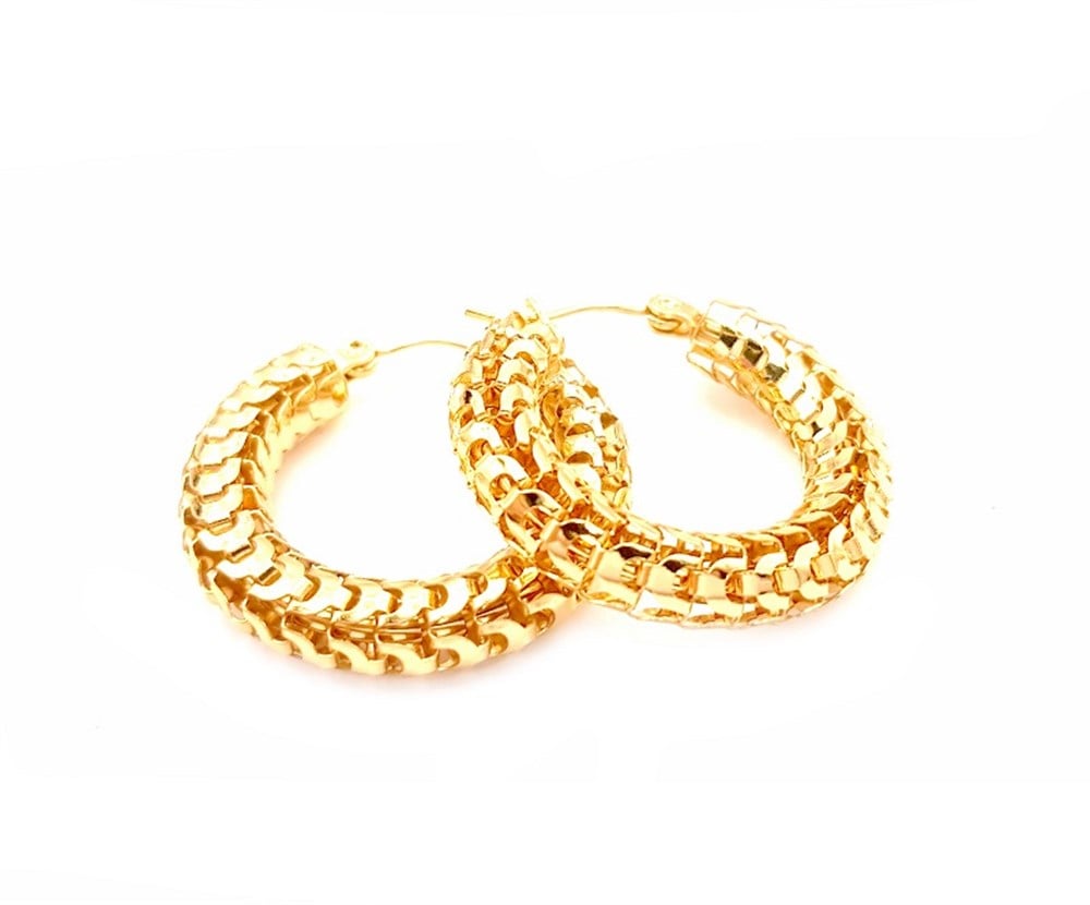 ​​​​​​​Welch Gold Halka Çelik Küpe