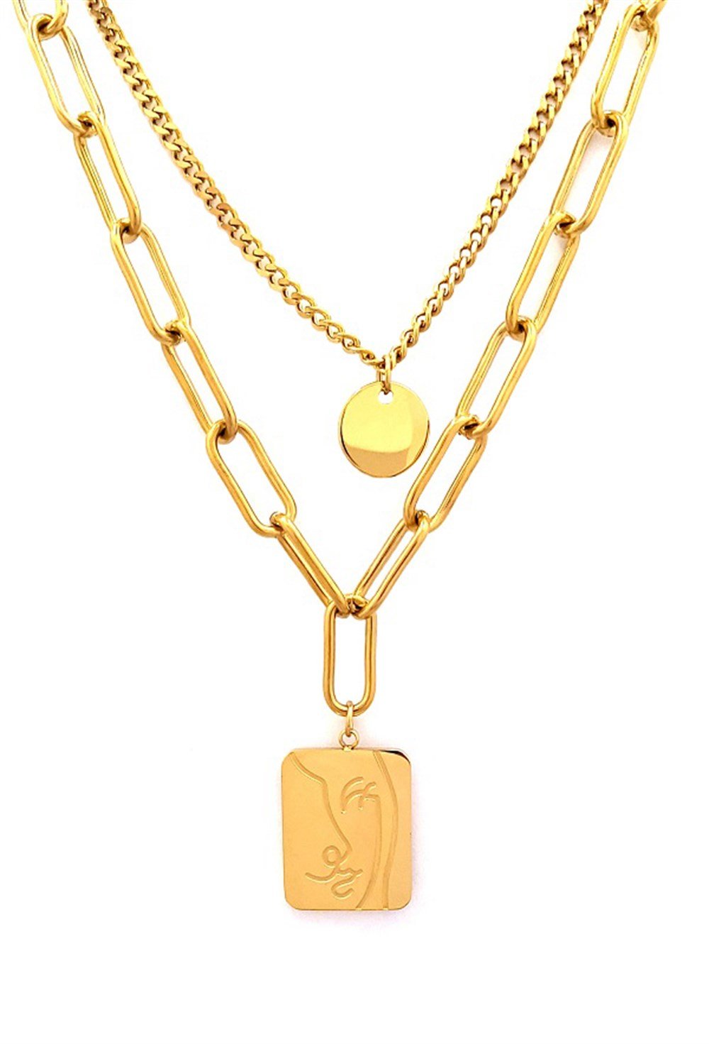 ​Welch Gold Lady Steel Necklace
