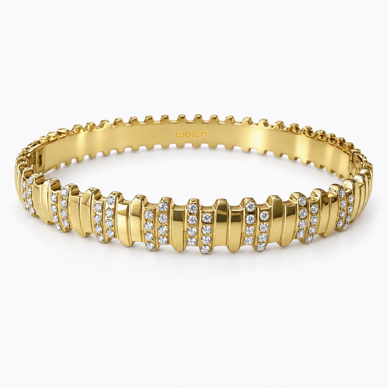 ​Welch Gold Taşlı Çelik Bileklik ​Welch Gold Taşlı Çelik Bileklik Kadın Çelik Bileklik ve Kadın Bileklik Modelleri - WELCH 
