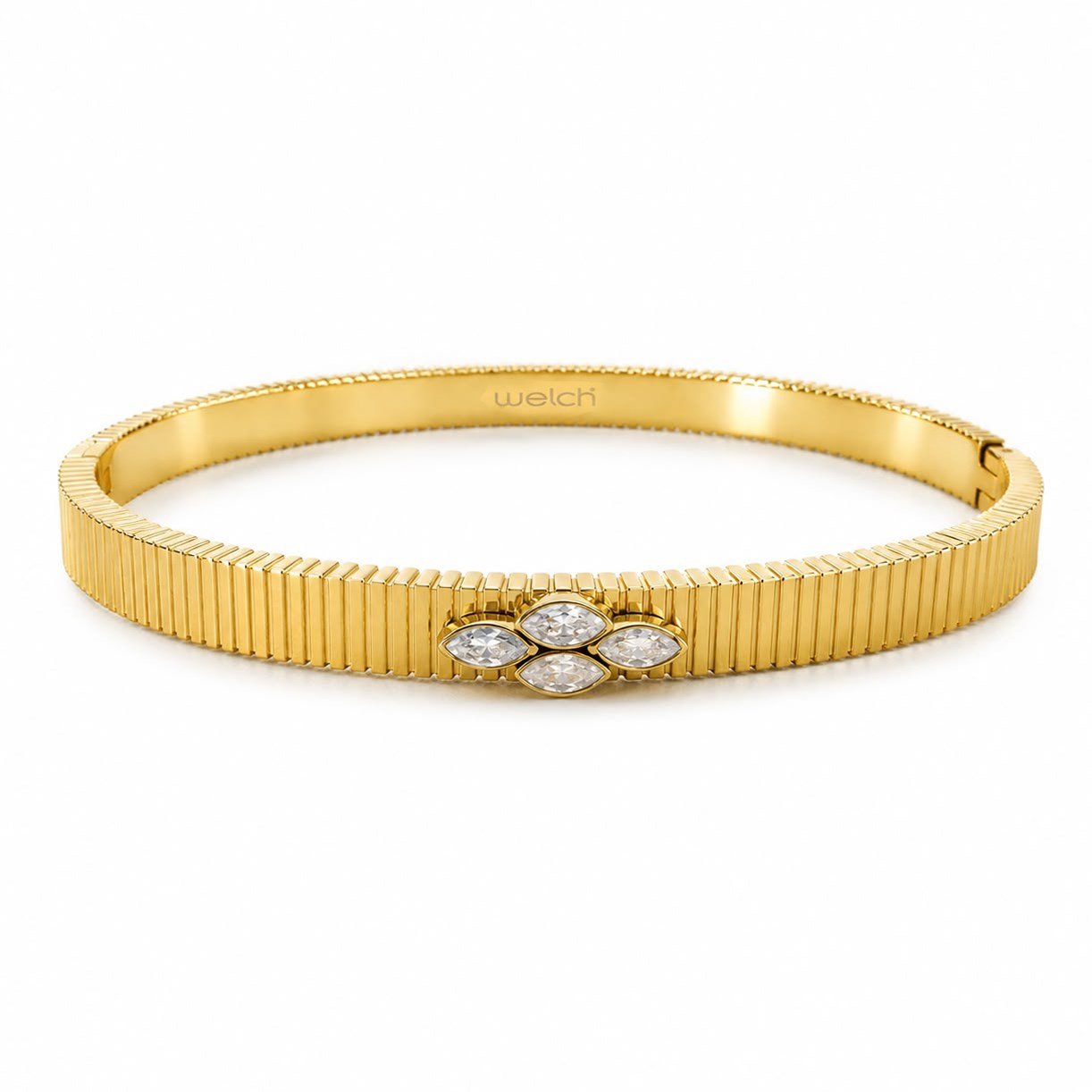 ​Welch Gold Taşlı Çelik Bileklik ​Welch Gold Taşlı Çelik Bileklik Kadın Çelik Bileklik ve Kadın Bileklik Modelleri - WELCH 