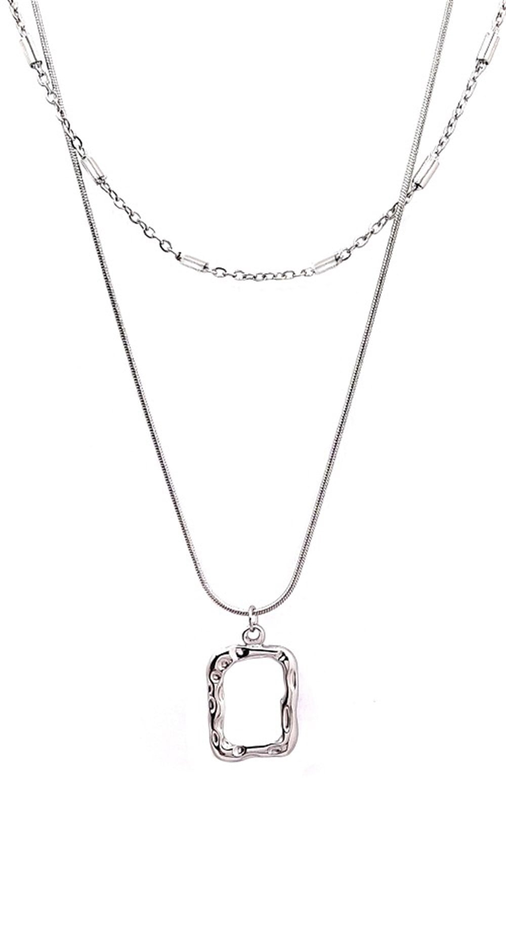 ​Welch Square Steel Necklace