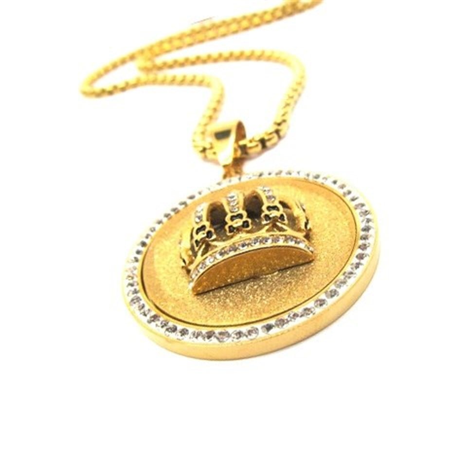 ​​Welch Taç Gold Çelik Kolye